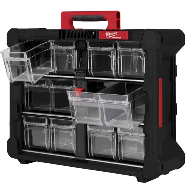 Vendita online Cassettiera Packout™ organiser con contenitori 500x386x170 mm.